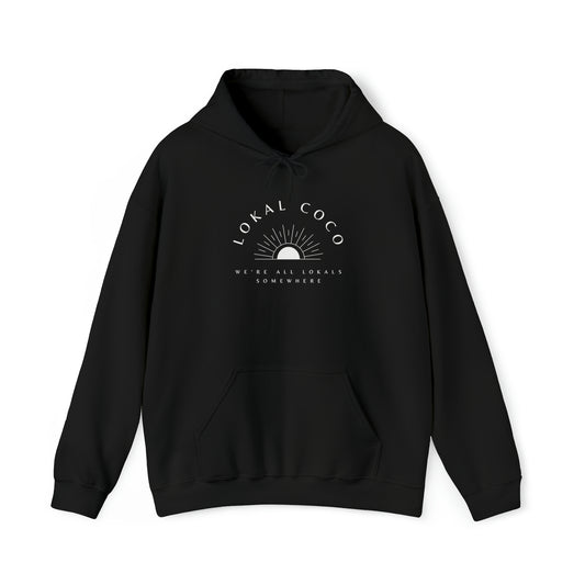 Lokal Coco We're all Lokals Somewhere Official Logo Hoodie in black