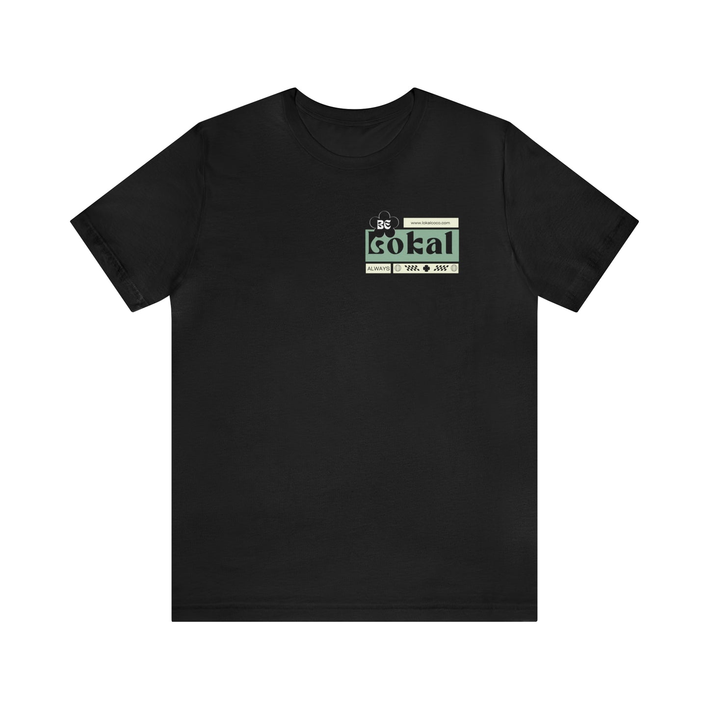 Lokal Coco "Be Lokal" T-shirt Logo Tee in black