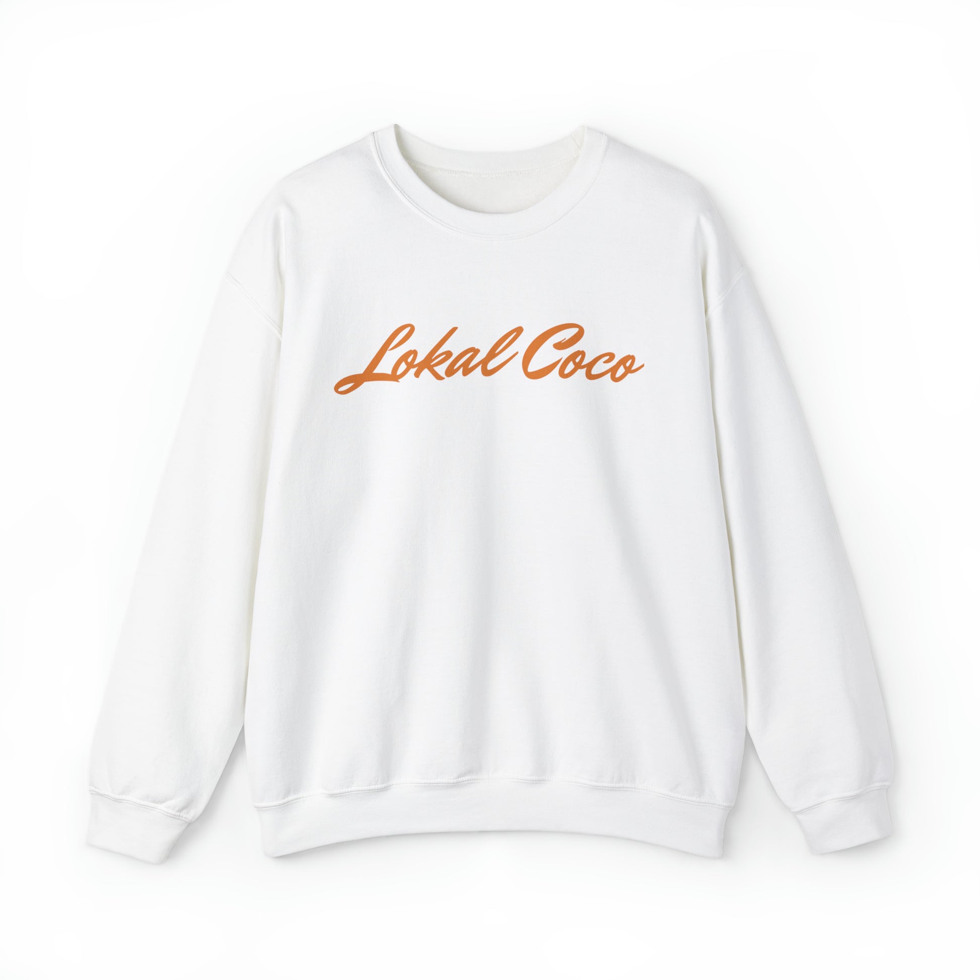 Lokal Outdoor Breakfast Panel Sweatshirt | Comic Panel Art Crewneck Sweater in White