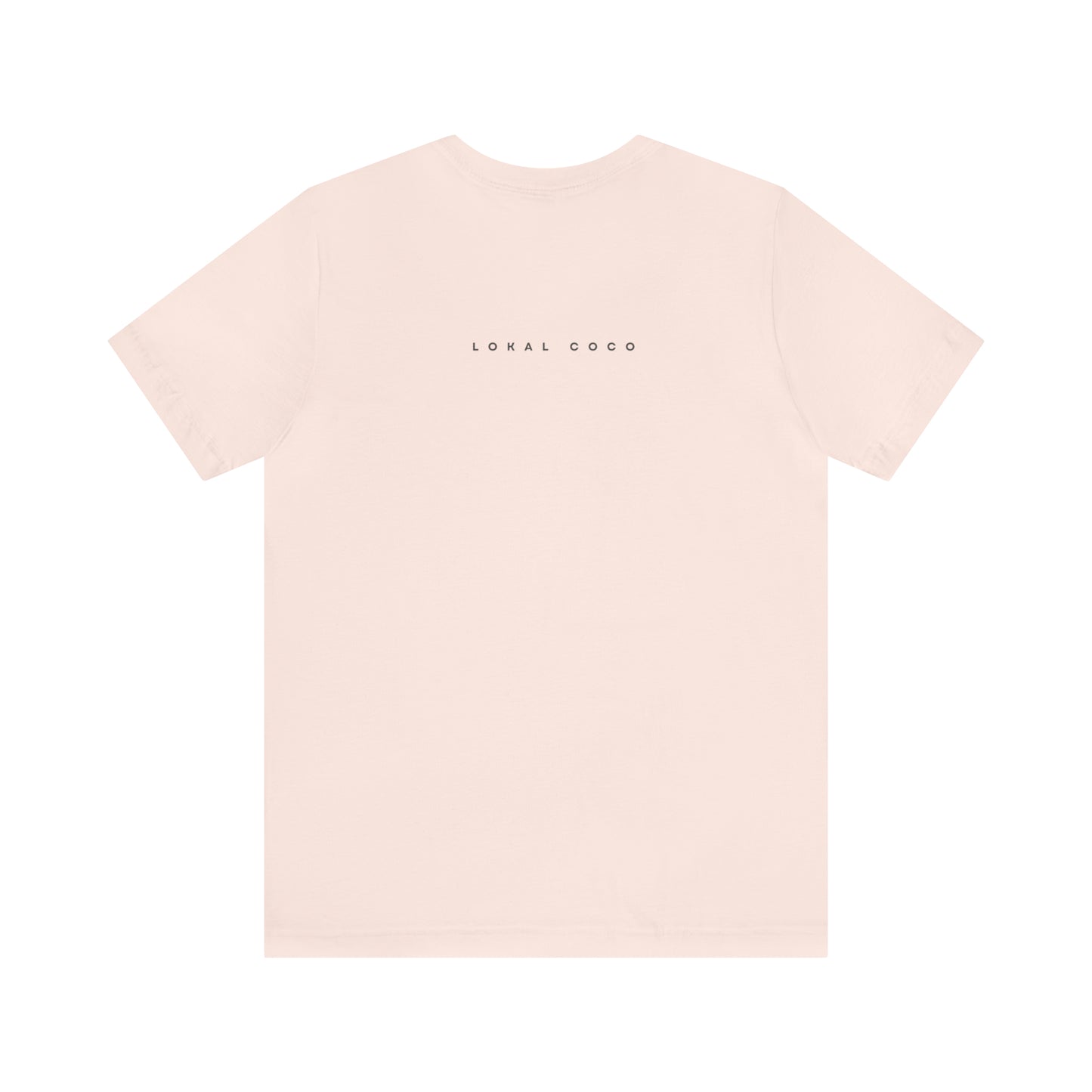 The back of the Raised on Picanha T-Shirt in soft pink