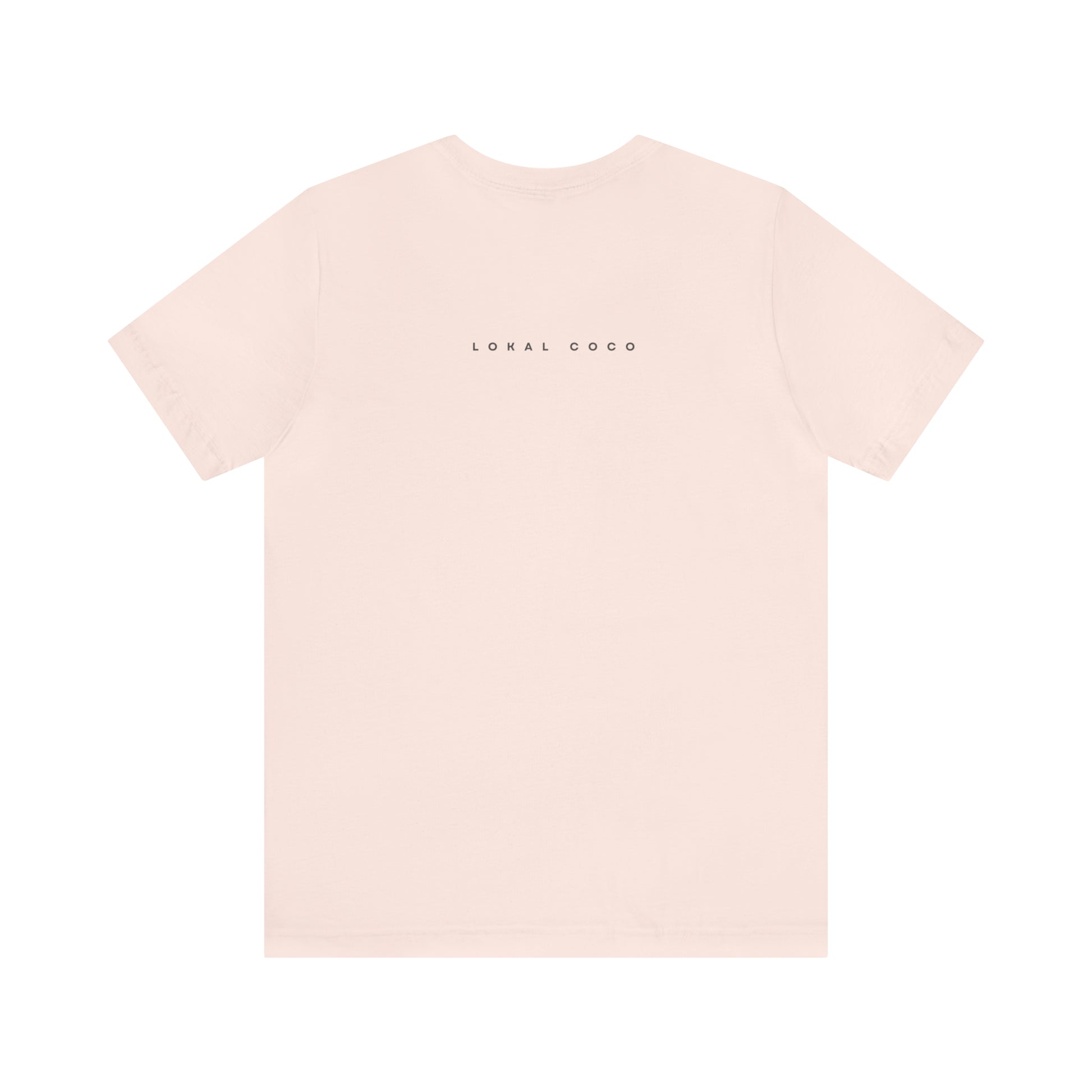 The back of the Raised on Picanha T-Shirt in soft pink