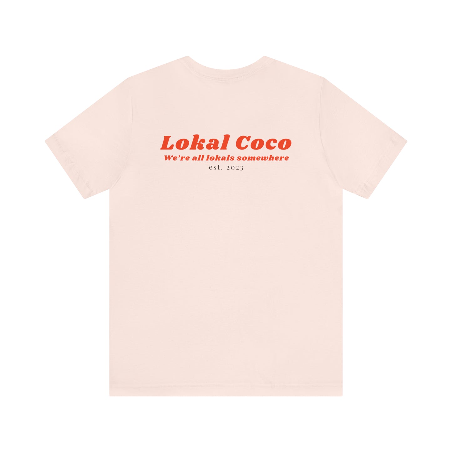  The back of Send Noodles T-Shirt | Noodle Lover Tee in soft pink