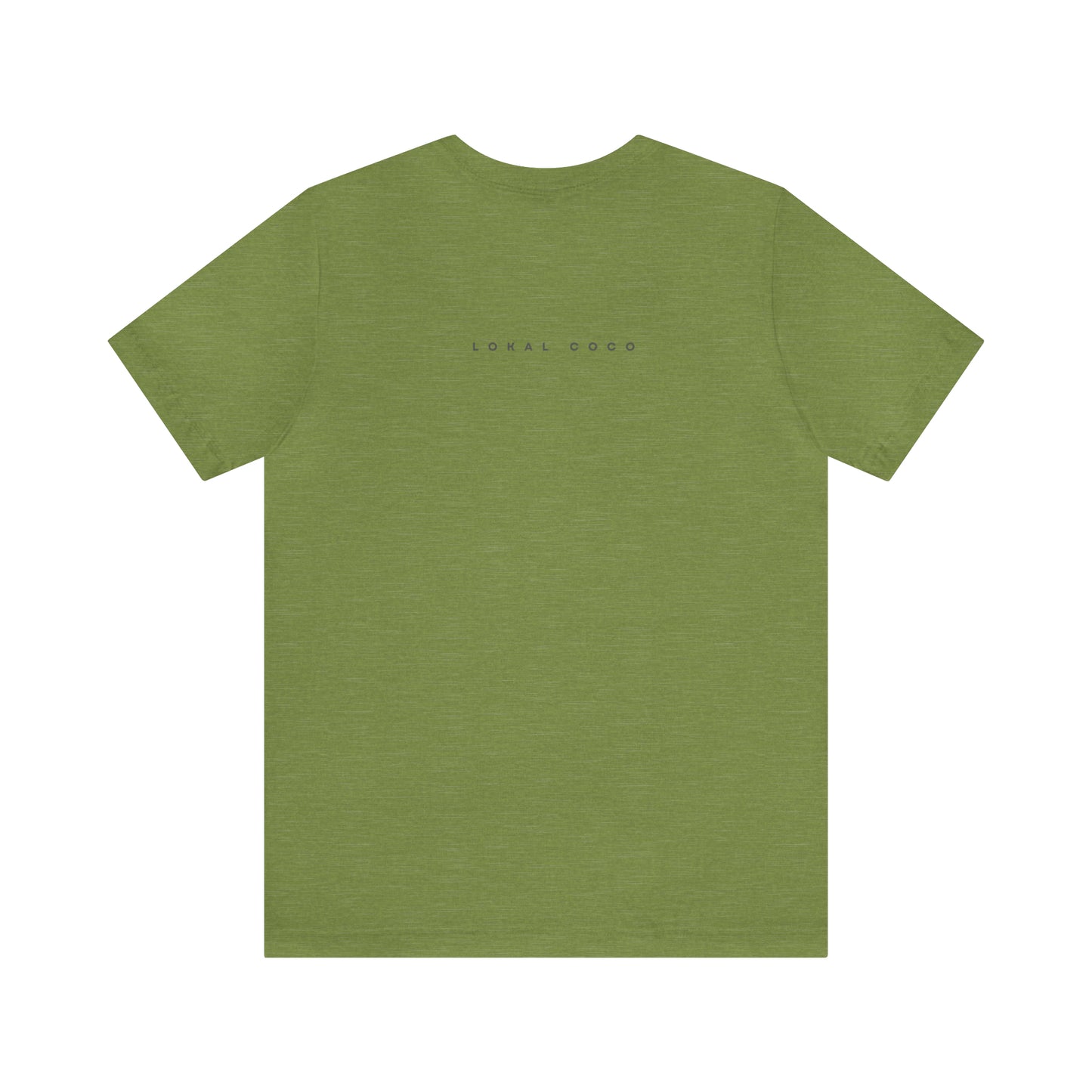 The back of Sunflower T-Shirt | Vintage Graphic Tee in heather green 